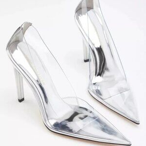Good American Glass Heels Size 7.5